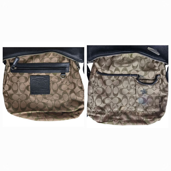 Coach Vintage Legacy Slim Duffle Black Leather 9326 - Picture 15 of 16